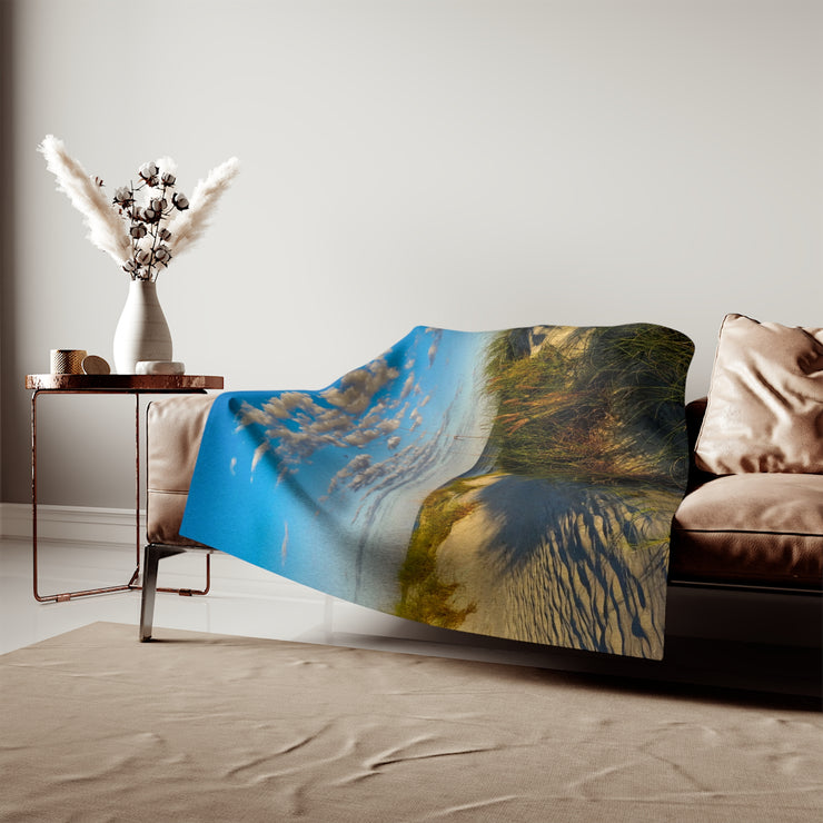 Beach Sand Dunes - Sweatshirt Blanket