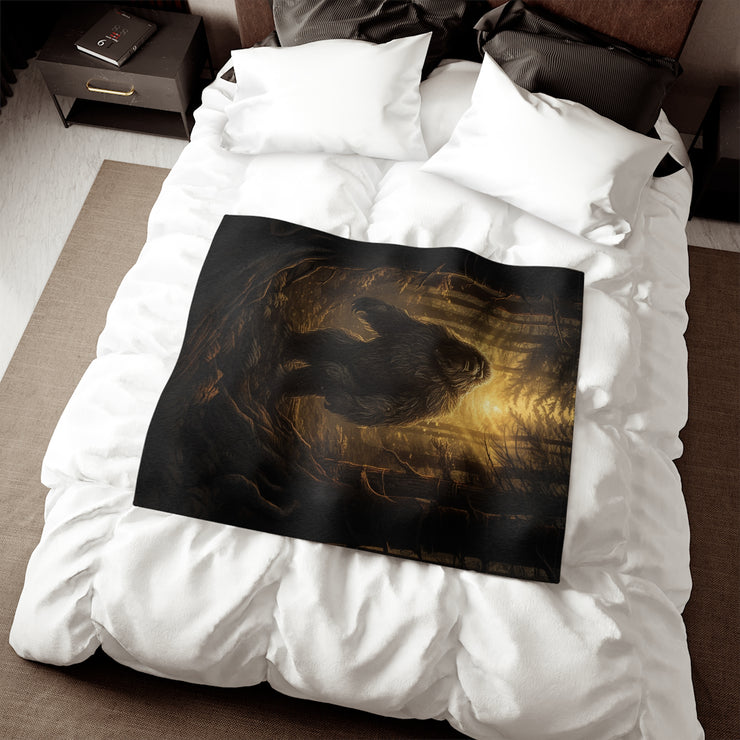 Bigfoot Sweatshirt Blanket-01 - Shore-n-Decor