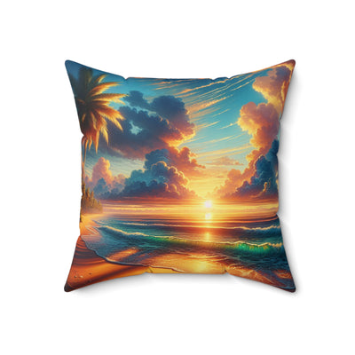 Beach-02 - Spun Polyester Square Pillow-01 - Shore-n-Decor