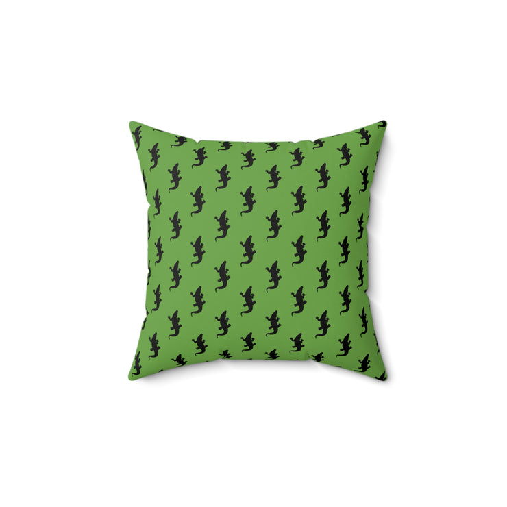 Alligator 01 Spun Polyester Square Pillow-01 - Shore-n-Decor