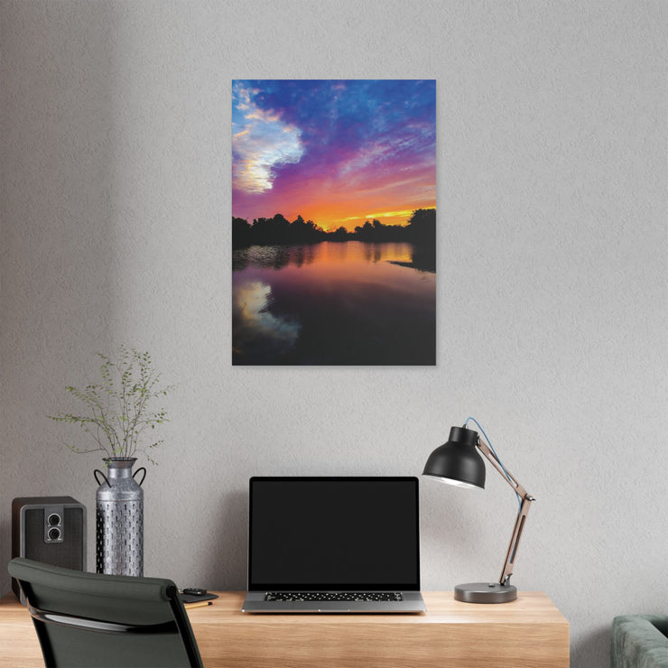 Lake Sunrise - Classic Stretched Canvas-01 - Shore-n-Decor