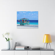 Beach Guard Station - Classic Stretched Canvas-01