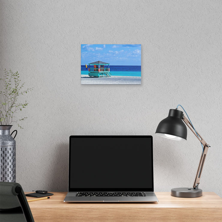 Beach Guard Station - Classic Stretched Canvas-01