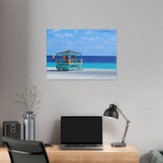 Beach Guard Station - Classic Stretched Canvas-01