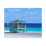 Beach Guard Station - Classic Stretched Canvas-01