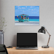 Beach Guard Station - Classic Stretched Canvas-01