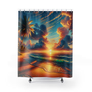 Beach-02 - Shower Curtain-01 - Shore-n-Decor