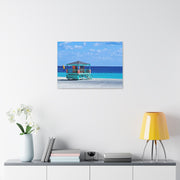 Beach Guard Station - Classic Stretched Canvas-01