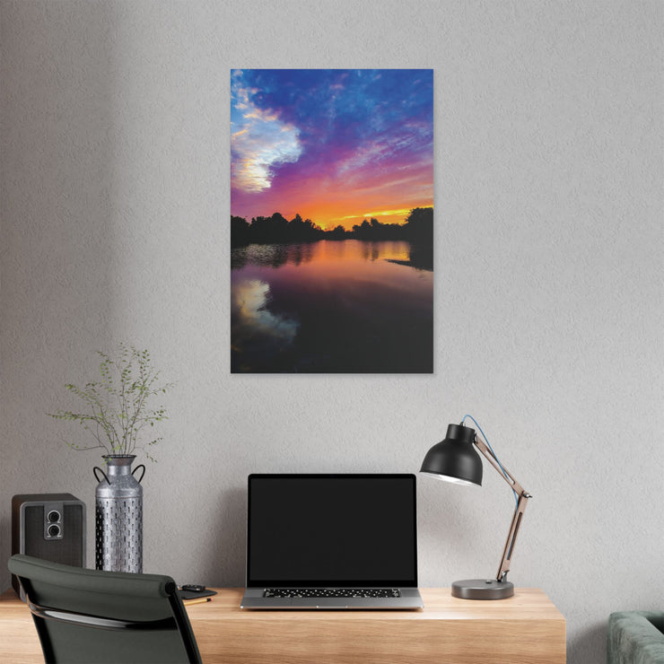 Lake Sunrise - Classic Stretched Canvas-01 - Shore-n-Decor