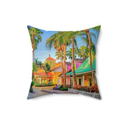 Bahamas-01 - Spun Polyester Square Pillow