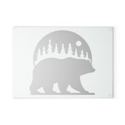 Bear02 - Glass Cutting Board