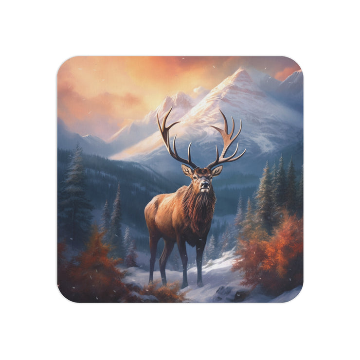 Mountain Elk Coasters (50, 100 pcs)-01 - Shore-n-Decor