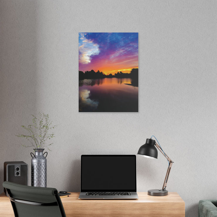 Lake Sunrise - Classic Stretched Canvas-01 - Shore-n-Decor