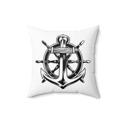 Anchor-04 Spun Polyester Square Pillow-01 - Shore-n-Decor