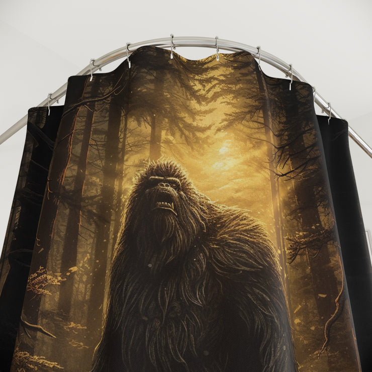 Bigfoot Shower Curtain-01