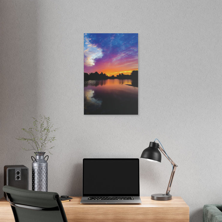 Lake Sunrise - Classic Stretched Canvas-01 - Shore-n-Decor