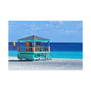 Beach Guard Station - Classic Stretched Canvas-01