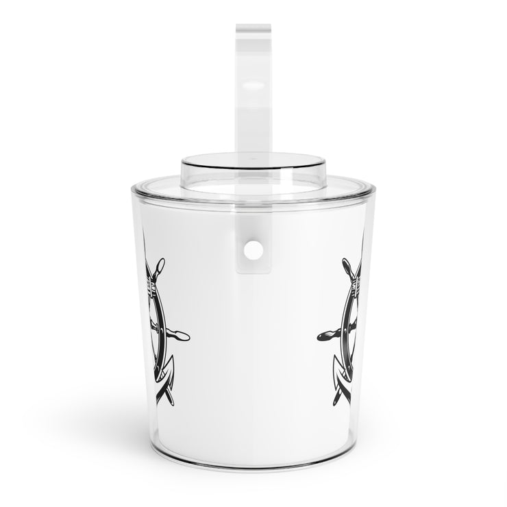 Anchor-04 Ice Bucket with Tongs-01 - Shore-n-Decor