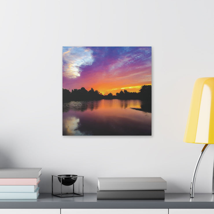 Lake Sunrise - Classic Stretched Canvas-01 - Shore-n-Decor