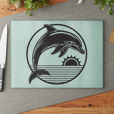 Dolphin - Glass Cutting Board