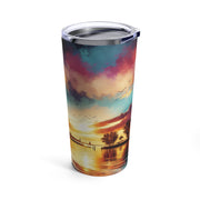 Beach Scene Tumbler 20oz-01