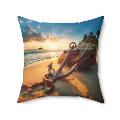 Anchor-02 - Spun Polyester Square Pillow