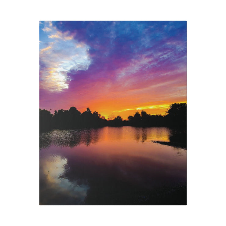 Lake Sunrise - Classic Stretched Canvas-01 - Shore-n-Decor