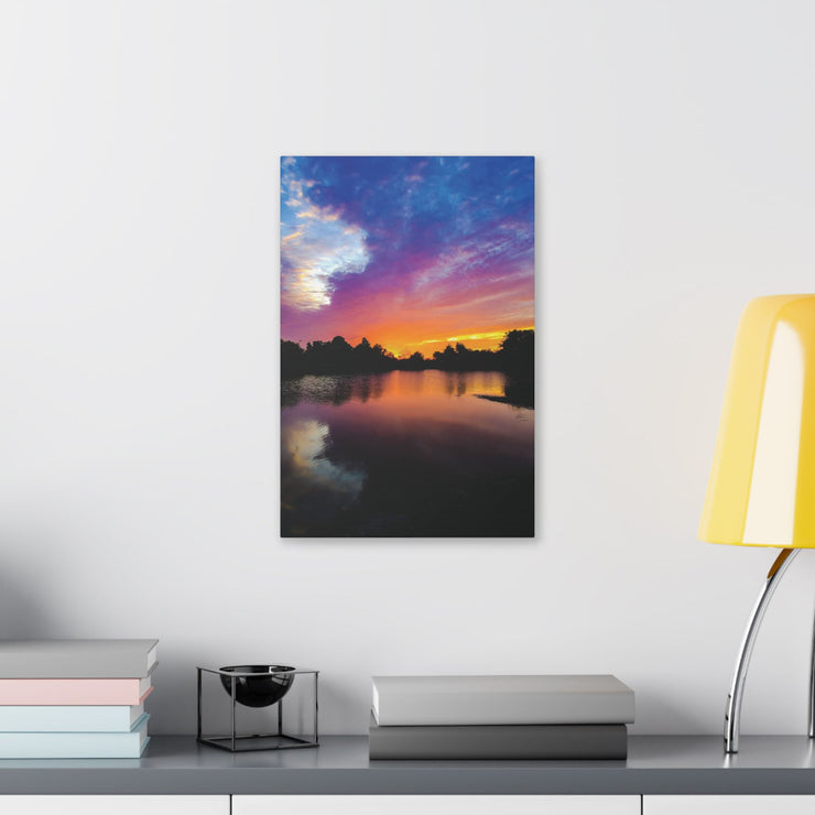 Lake Sunrise - Classic Stretched Canvas-01 - Shore-n-Decor