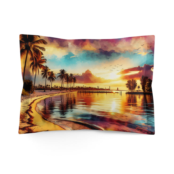 Beach-01 - Microfiber Pillow Sham