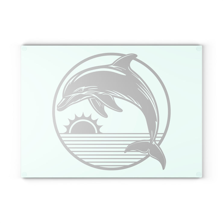 Dolphin - Glass Cutting Board