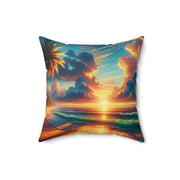 Beach-02 - Spun Polyester Square Pillow-01 - Shore-n-Decor