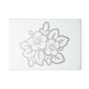 Hibiscus - Glass Cutting Board