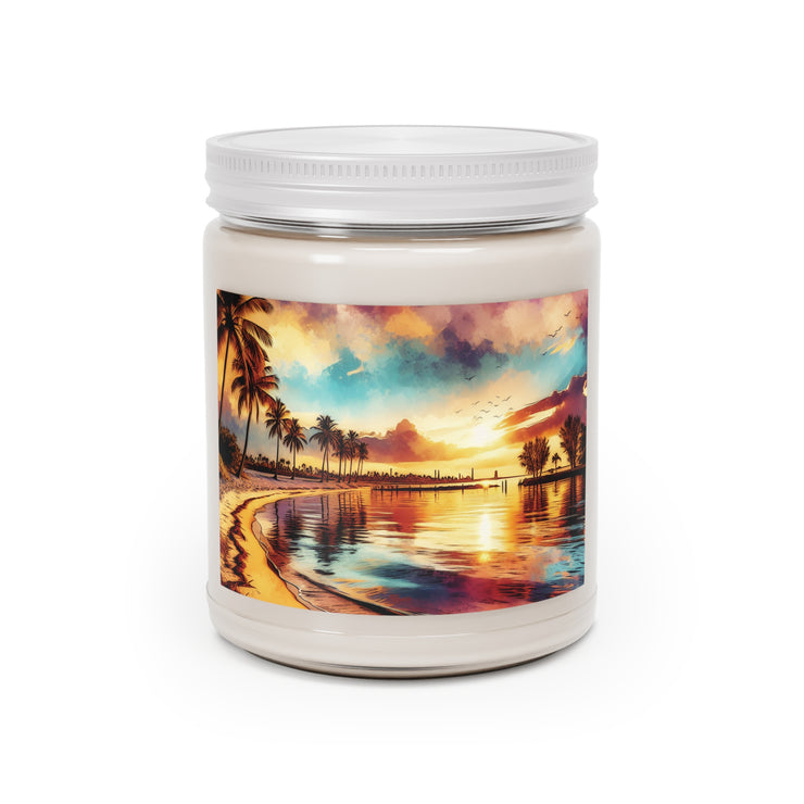 Beach Scene Scented Candles, 9oz-01 - Shore-n-Decor