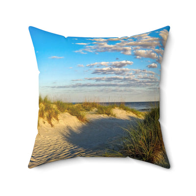 Beach Sand Dunes - Spun Polyester Square Pillow