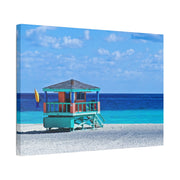 Beach Guard Station - Classic Stretched Canvas-01