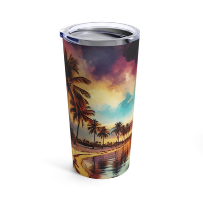 Beach Scene Tumbler 20oz-01