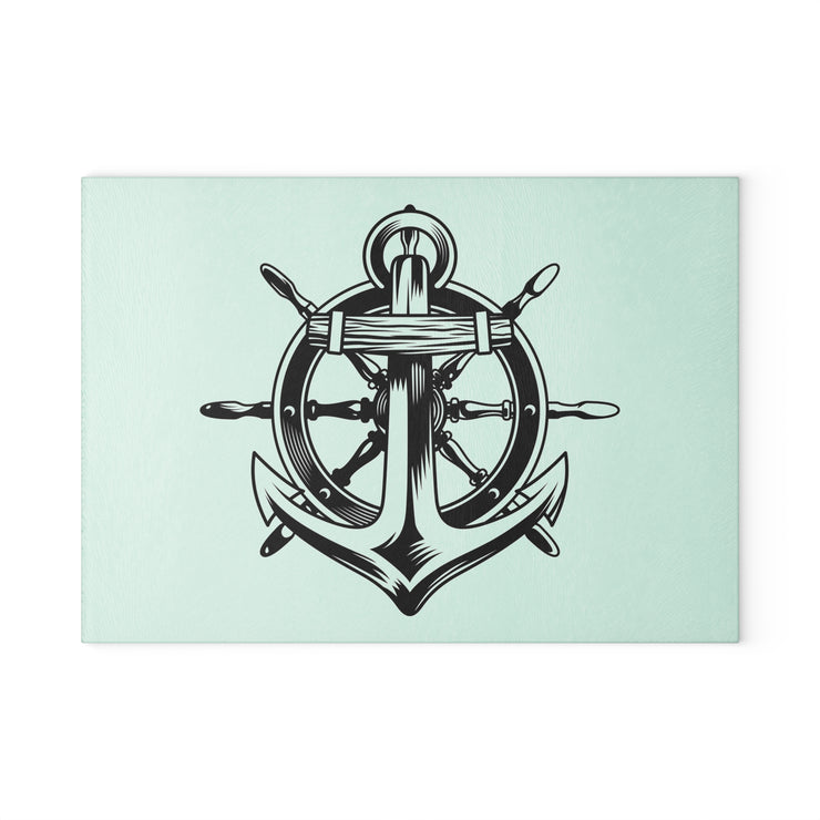 Anchor-04 Glass Cutting Board-01 - Shore-n-Decor