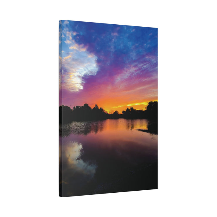 Lake Sunrise - Classic Stretched Canvas-01 - Shore-n-Decor