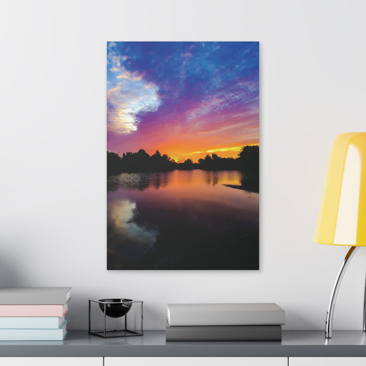 Lake Sunrise - Classic Stretched Canvas-01 - Shore-n-Decor