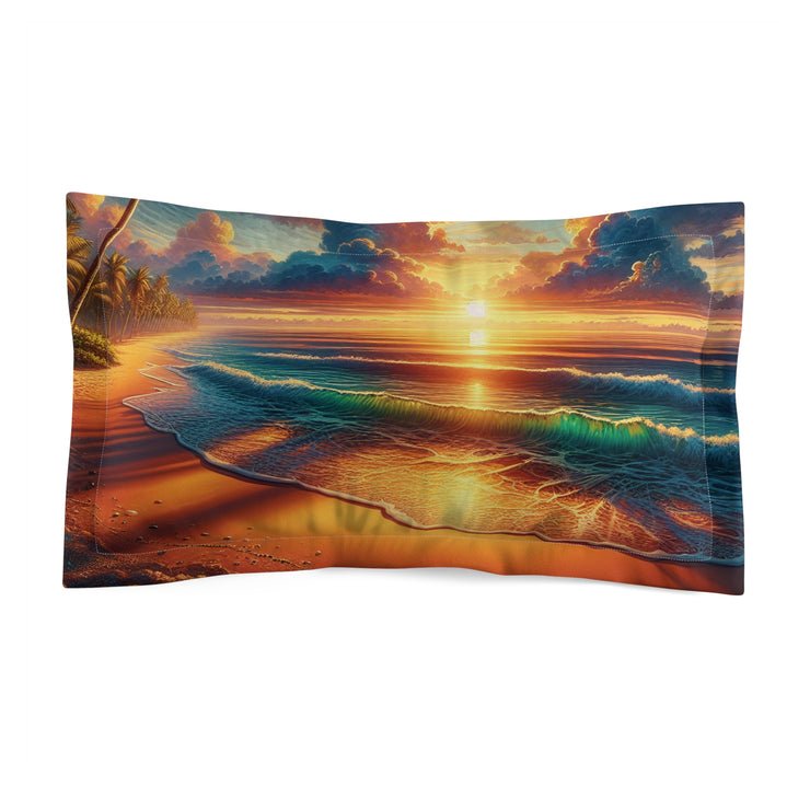 Beach-02 -  Microfiber Pillow Sham-01 - Shore-n-Decor