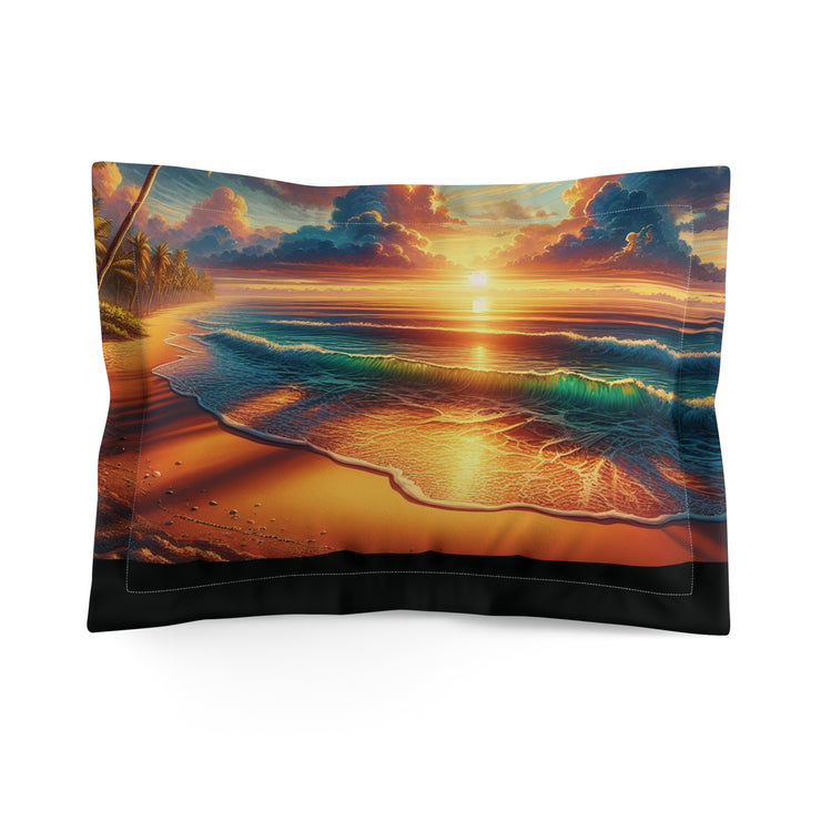 Beach-02 -  Microfiber Pillow Sham-01 - Shore-n-Decor