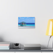 Beach Guard Station - Classic Stretched Canvas-01