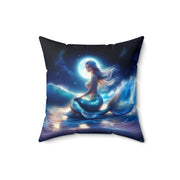 Mermaid - Spun Polyester Square Pillow