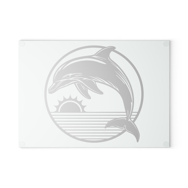 Dolphin - Glass Cutting Board