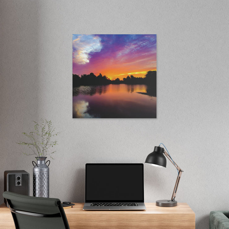 Lake Sunrise - Classic Stretched Canvas-01 - Shore-n-Decor