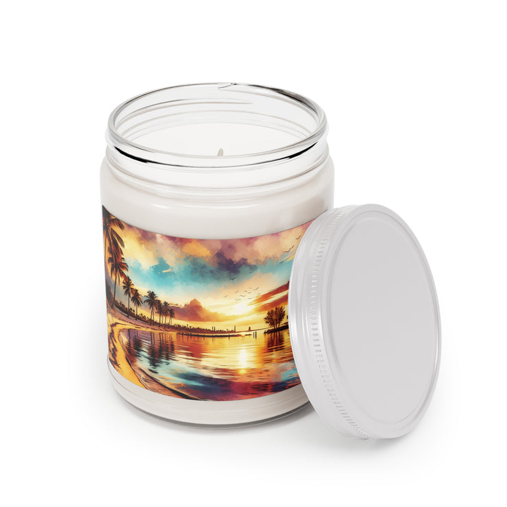 Beach Scene Scented Candles, 9oz-01 - Shore-n-Decor