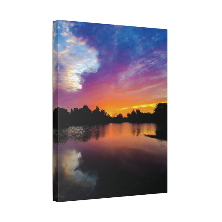 Lake Sunrise - Classic Stretched Canvas-01 - Shore-n-Decor