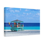 Beach Guard Station - Classic Stretched Canvas-01