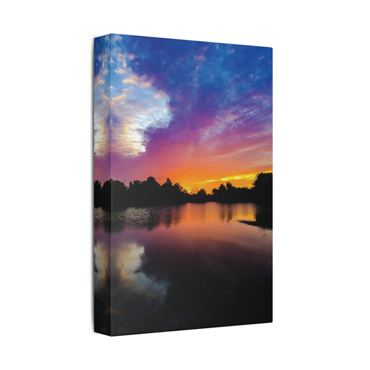 Lake Sunrise - Classic Stretched Canvas-01 - Shore-n-Decor