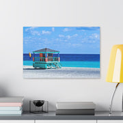 Beach Guard Station - Classic Stretched Canvas-01